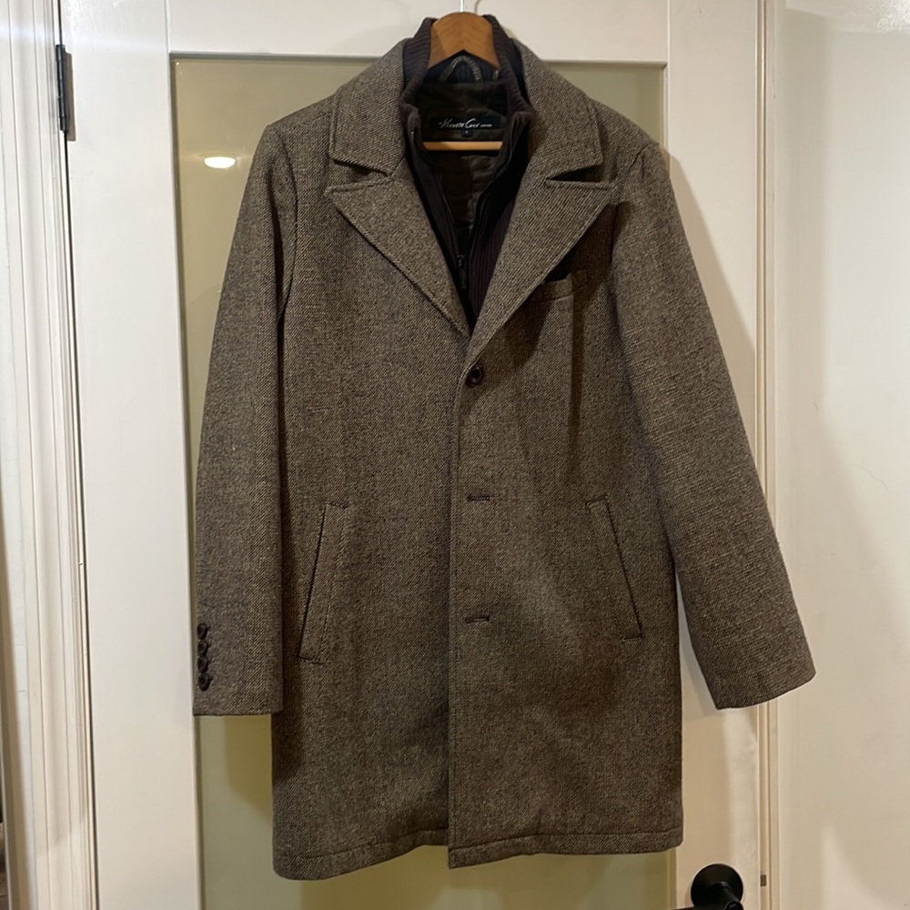 Kennth Cole tailored pea coat - Picture 4 of 5